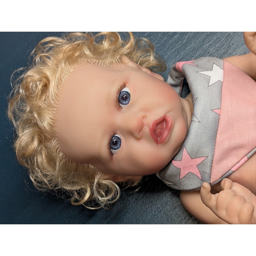 18'' Real Infant Reborn? Doll Real Baby Doll Lifelike Baby Hand-rooted Hair - Picture 4 of 14
